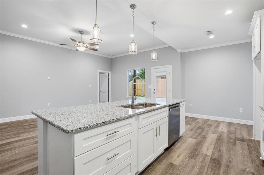 Furnished interior view inside a new home in , Granbury (Image 6).