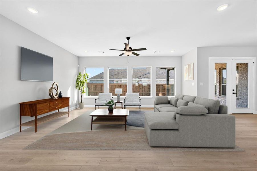 Furnished interior view inside a new home in Elements at Viridian - Signature Series, Arlington (Image 6).