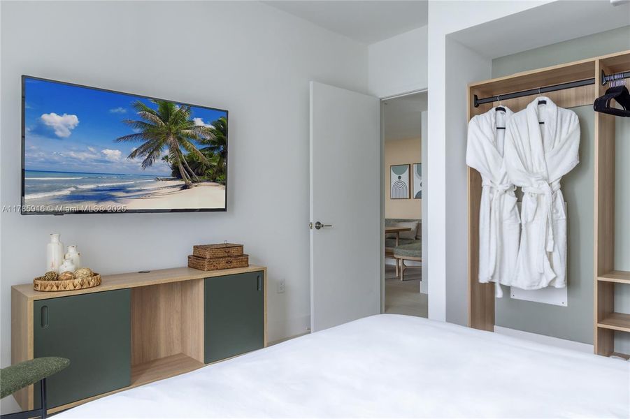 Furnished interior view inside a new home in , Miami (Image 44). Furnished interior view inside a new home in , Miami (Image 44).