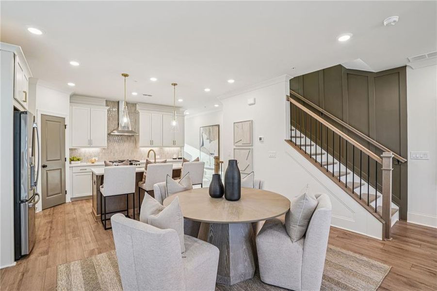 Furnished interior view inside a new home in IveyBrooke, Alpharetta (Image 15).