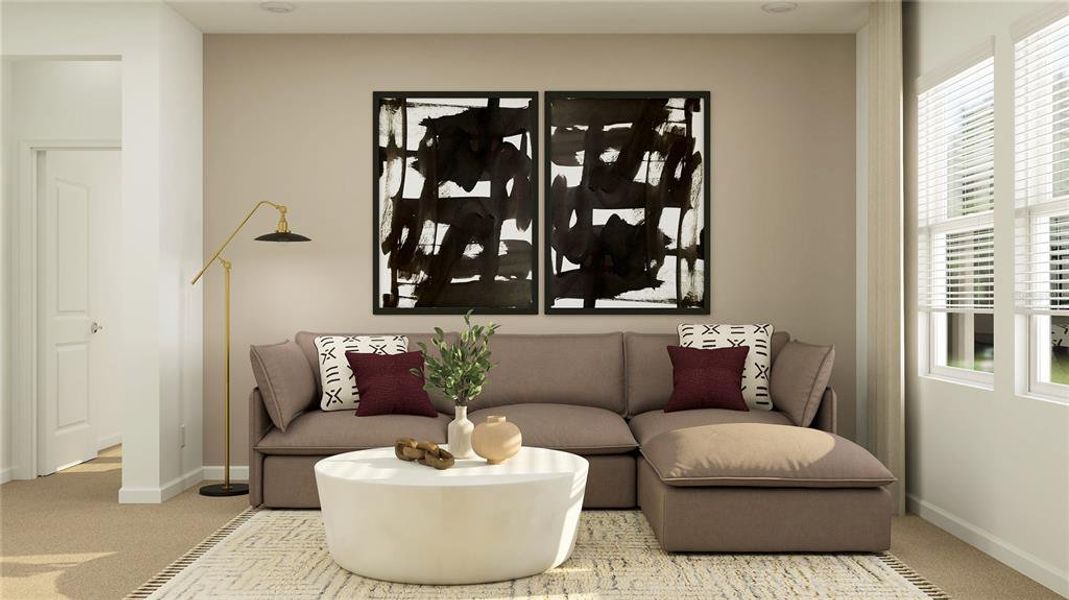 Furnished interior view inside a new home in Bridgewalk: Executive Collection, St. Cloud (Image 6). Furnished interior view inside a new home in Bridgewalk: Executive Collection, St. Cloud (Image 6).