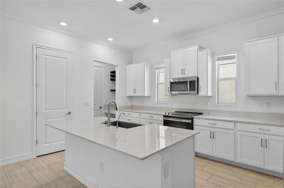 Furnished interior view inside a new home in , Tampa (Image 10).