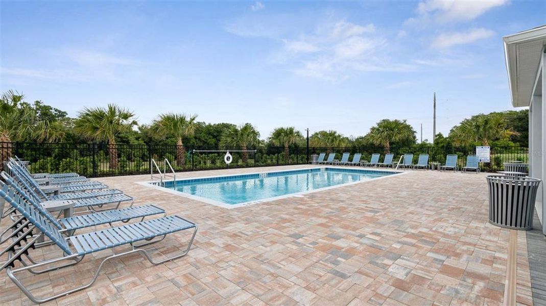 Exterior details and patio area of a home in , Osteen (Image 2).