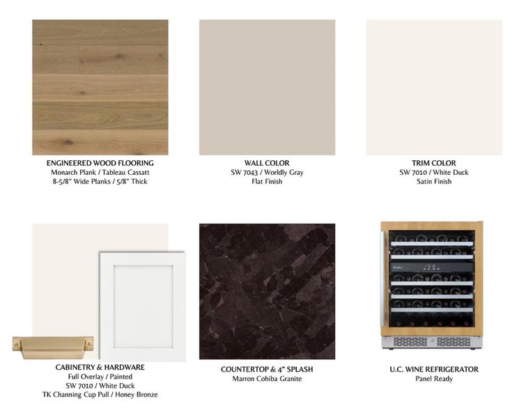 Pantry Finish Selections Pantry Finish Selections