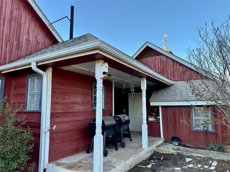 Exterior details and patio area of a home in , Zephyr (Image 1). Exterior details and patio area of a home in , Zephyr (Image 1).