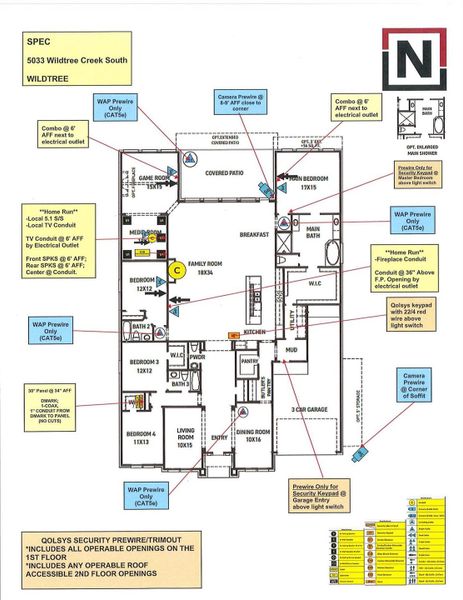 Low Voltage Plan Low Voltage Plan