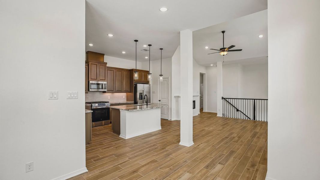 Furnished interior view inside a new home in Woodforest, Montgomery (Image 6).