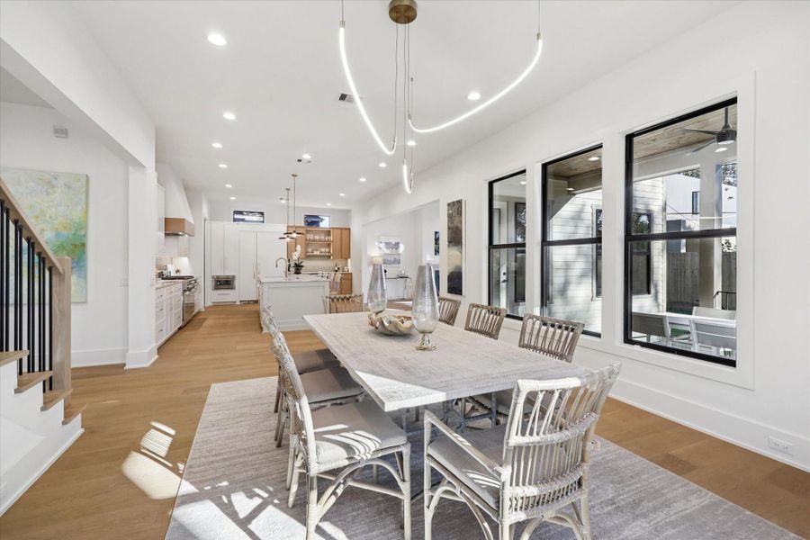 Furnished interior view inside a new home in , Houston (Image 39).