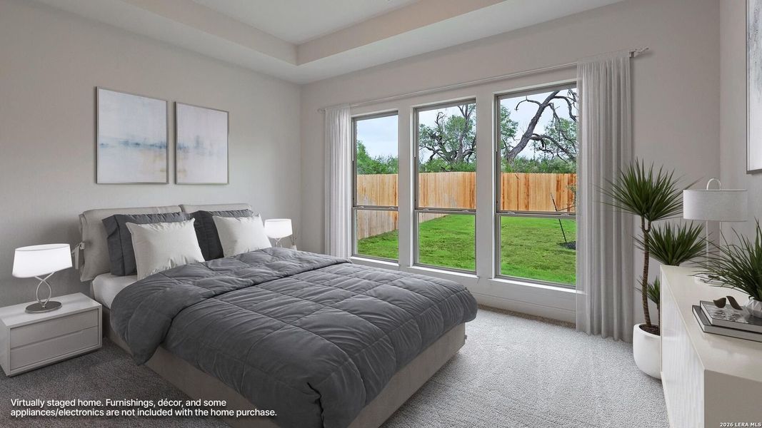 Furnished interior view inside a new home in VIDA, San Antonio (Image 12).