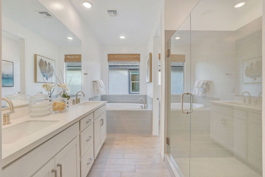Representative furnished interior of a home built from the Lagoon by Mattamy Homes in Tyler Ranch, Buckeye (Image 36).