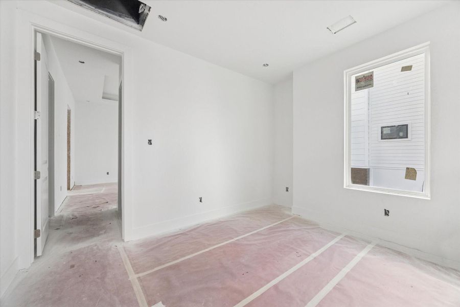 View of the bonus room as of December 12, 2025.