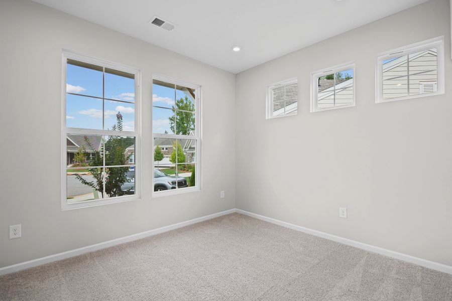 Representative unfurnished interior of a home built from the Edenton by Fischer Homes in Easton Park, Dallas (Image 13).