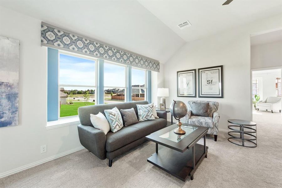 Furnished interior view inside a new home in Trees Farm, DeSoto (Image 12).