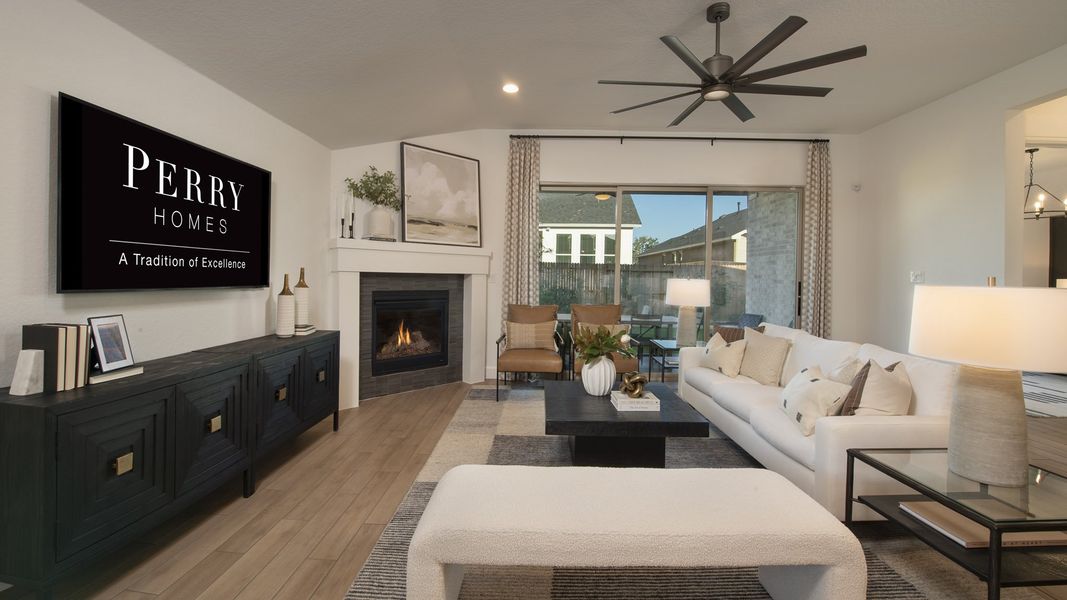 Furnished interior view inside a new home in Candela, Richmond (Image 99).