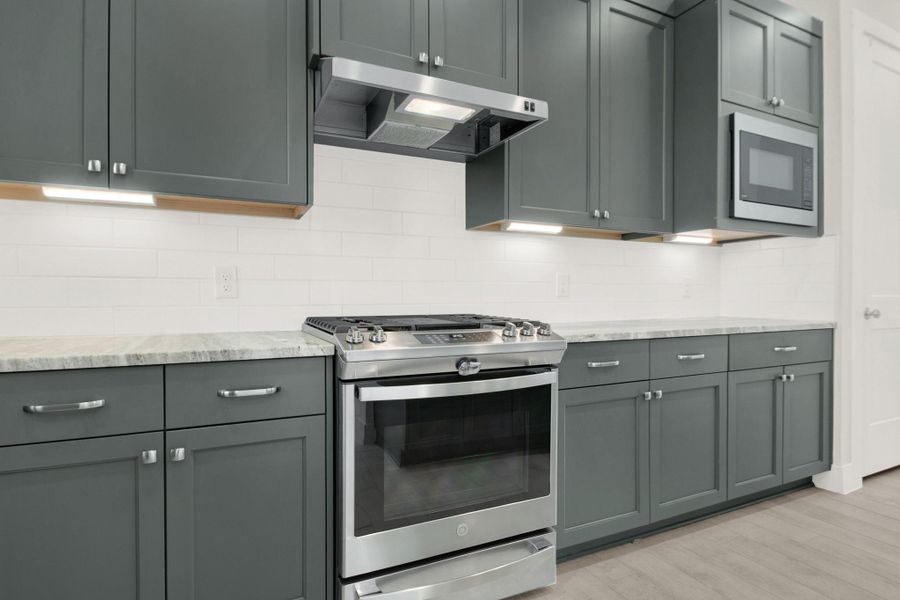 Furnished interior view inside a new home in , Katy (Image 15).