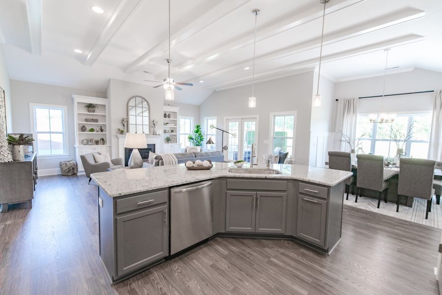 Representative furnished interior of a home built from the Helmsley by Bill Clark Homes in Sidbury Landing, Wilmington (Image 13).