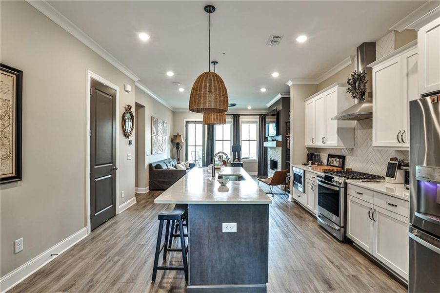 Furnished interior view inside a new home in Waterside Condos, Peachtree Corners (Image 9).