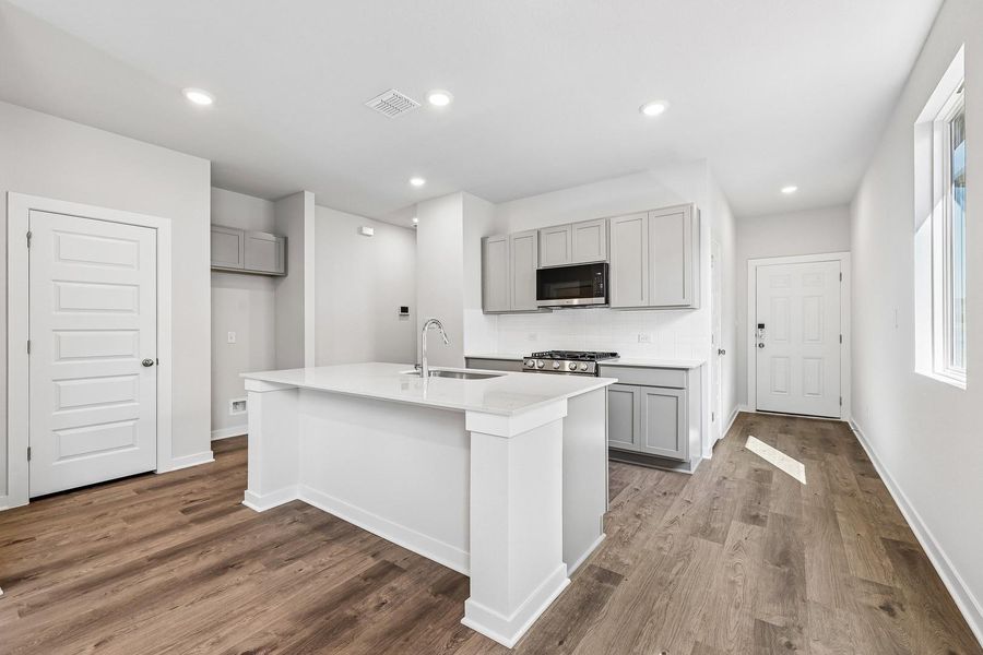 Furnished interior view inside a new home in Trinity Ranch, Elgin (Image 5).