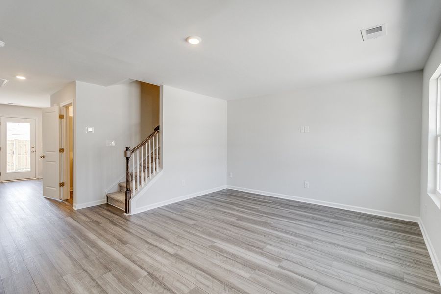 Spacious, unfurnished interior of a new home in Astoria, Columbia (Image 13). Spacious, unfurnished interior of a new home in Astoria, Columbia (Image 13).