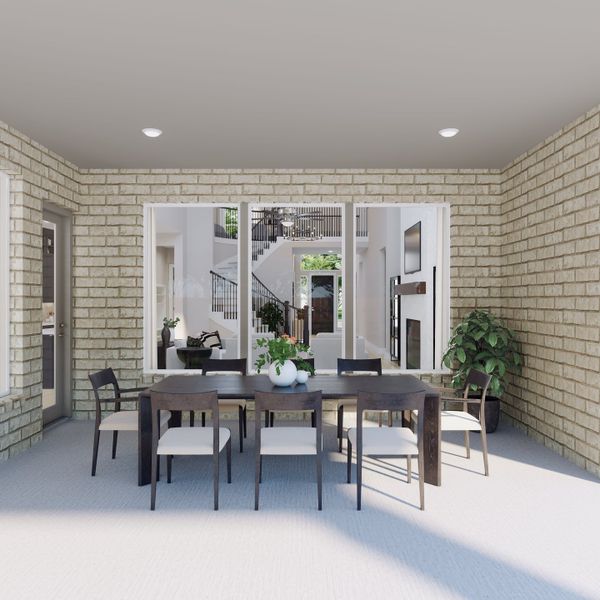 Image 11 representing the Lamesa by Tri Pointe Homes in Harvest Green, Richmond, TX.