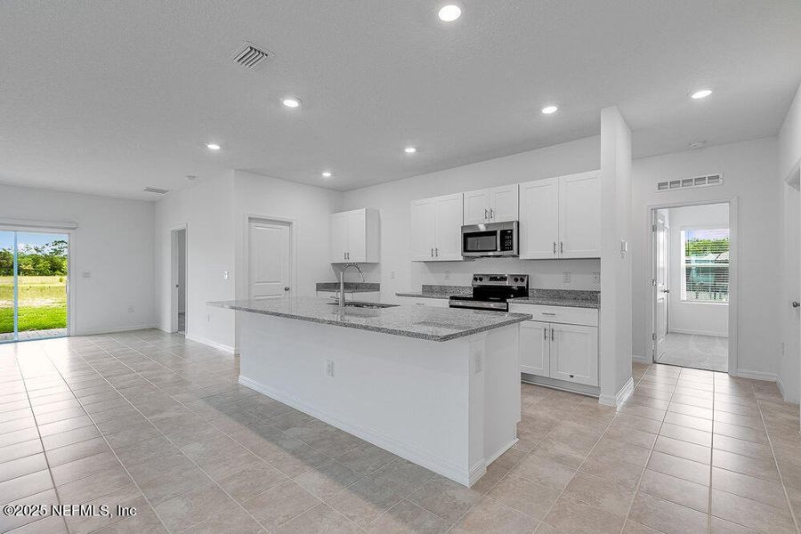 Furnished interior view inside a new home in Coopers Meadow, Jacksonville (Image 9).