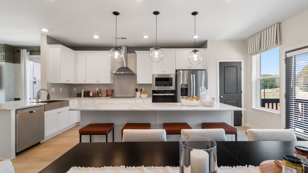 Furnished interior view inside a new home in Daybreak, Newnan (Image 10).