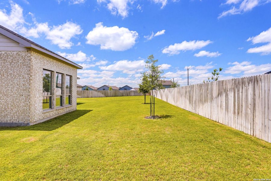 Exterior details and patio area of a home in Kallison Ranch, San Antonio (Image 4).