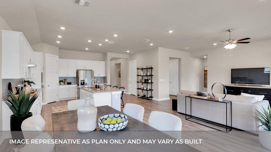 Furnished interior view inside a new home in Rosenbusch Ranch, Leander (Image 27).