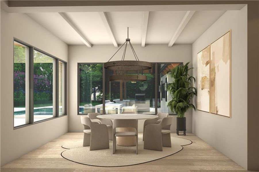 Furnished interior view inside a new home in , Alpharetta (Image 6). Furnished interior view inside a new home in , Alpharetta (Image 6).