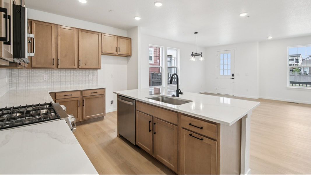 Furnished interior view inside a new home in Westerly, Erie (Image 18).