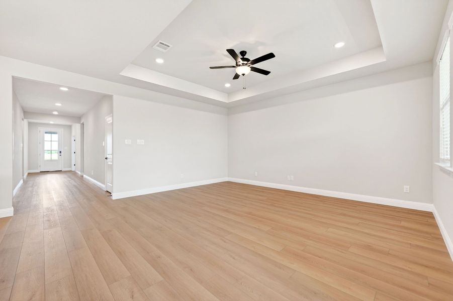 Representative unfurnished interior of a home built from the The Holly M by Davidson Homes LLC in Mercer Meadows, Royse City (Image 19).