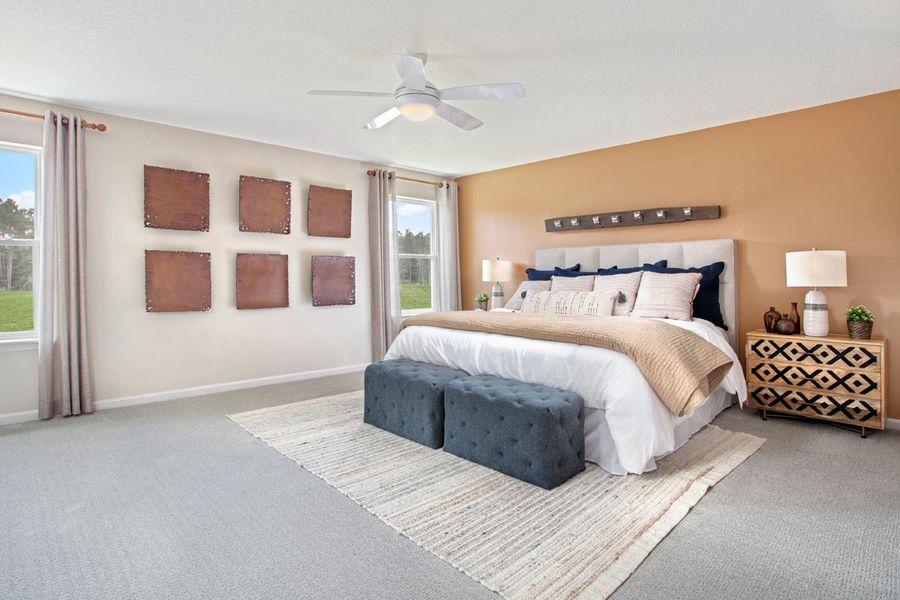 Representative furnished interior of a home built from the 2566 Modeled by KB Home in Anabelle Island - Executive Series, Green Cove Springs (Image 8).