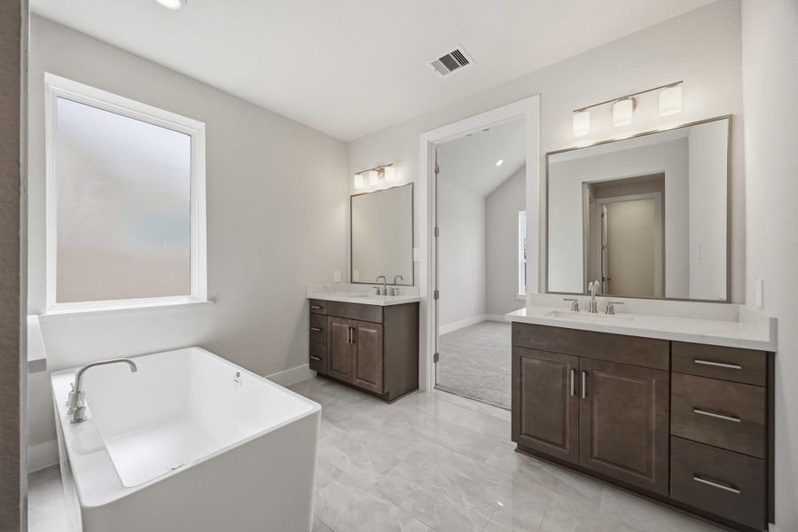 Furnished interior view inside a new home in Austin Point, Richmond (Image 8).