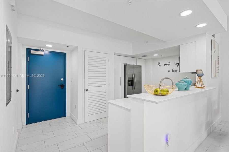 Furnished interior view inside a new home in , Hollywood (Image 8).