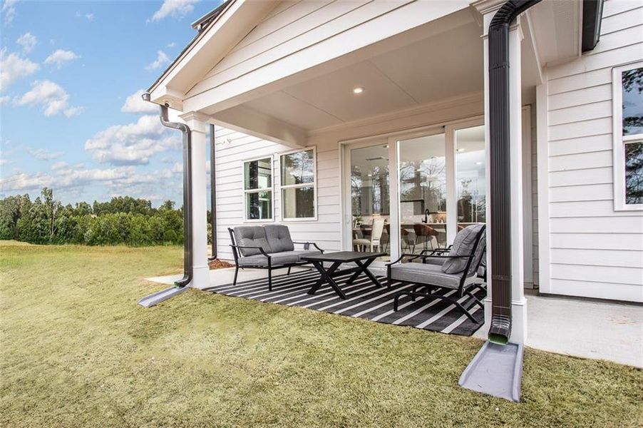 Exterior details and patio area of a home in , Powder Springs (Image 2). Exterior details and patio area of a home in , Powder Springs (Image 2).