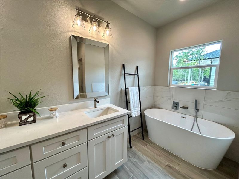 Primary bathroom Primary bathroom