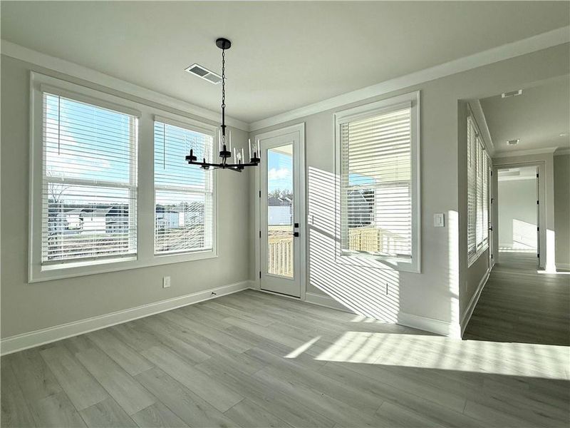 Spacious, unfurnished interior of a new home in , Braselton (Image 27). Spacious, unfurnished interior of a new home in , Braselton (Image 27).