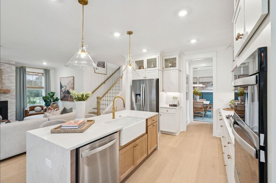 Furnished interior view inside a new home in Central Park, Charleston (Image 19).