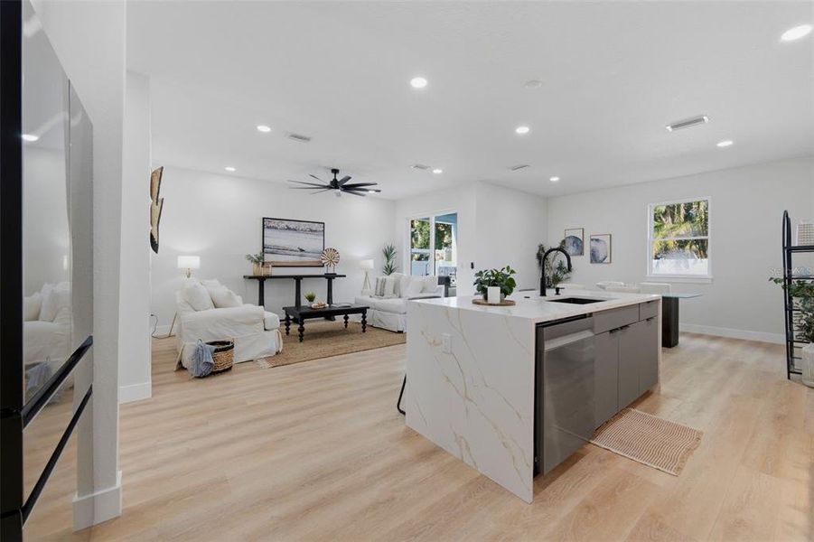 Furnished interior view inside a new home in , Tampa (Image 49).