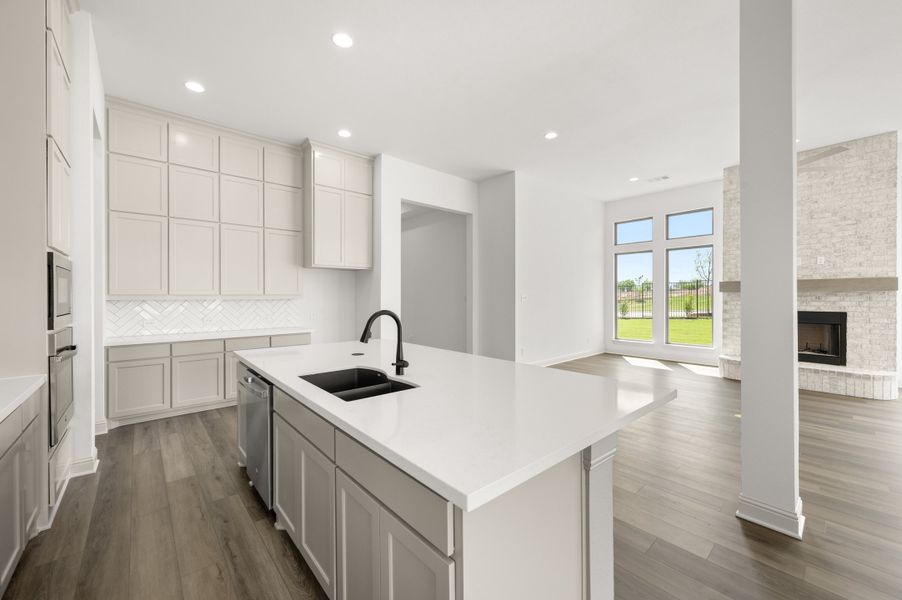 Furnished interior view inside a new home in Redden Farms, Midlothian (Image 9).