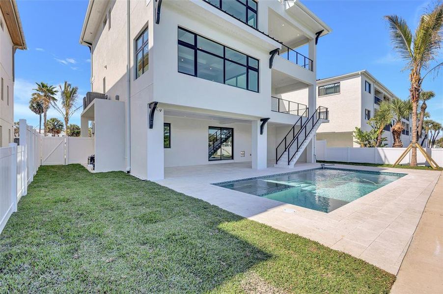Exterior details and patio area of a home in , St. Pete Beach (Image 35). Exterior details and patio area of a home in , St. Pete Beach (Image 35).