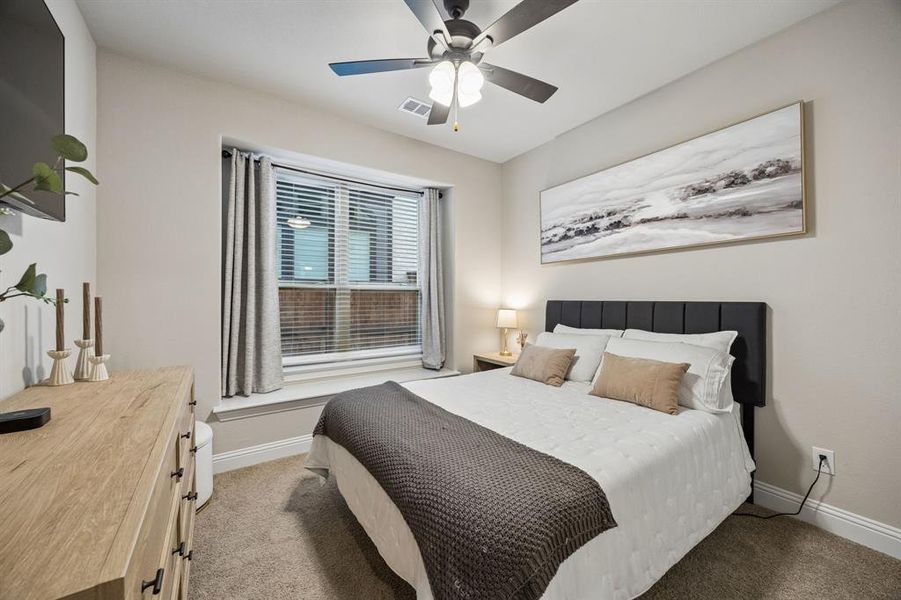 Furnished interior view inside a new home in , Fate (Image 9).