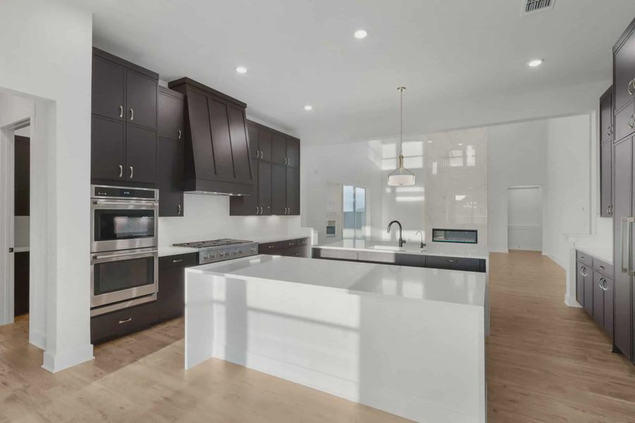 Representative furnished interior of a home built from the Merritt by Chesmar Homes in Feathergrass, Fulshear (Image 3).