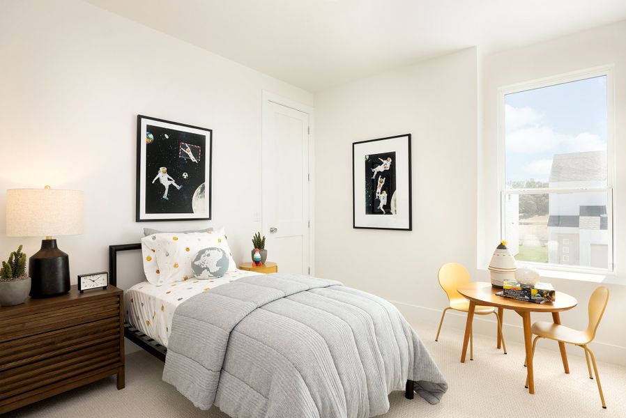 Furnished interior view inside a new home in Novel, Austin (Image 12).