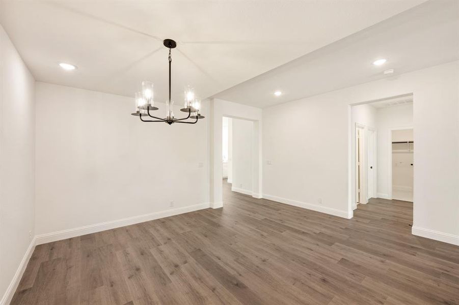 Spacious, unfurnished interior of a new home in Union Park Classic 55, Little Elm (Image 21).