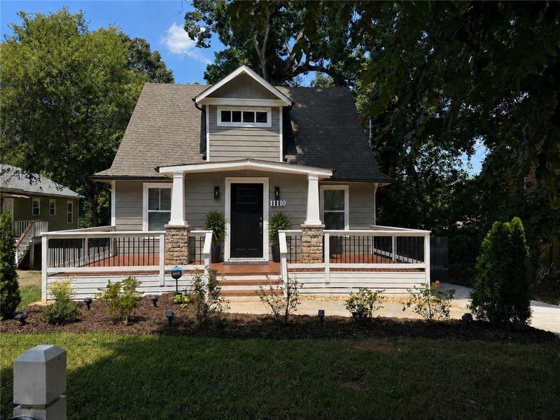 Front exterior of a new home in , Atlanta, GA, highlighting curb appeal (Image 2). Front exterior of a new home in , Atlanta, GA, highlighting curb appeal (Image 2).