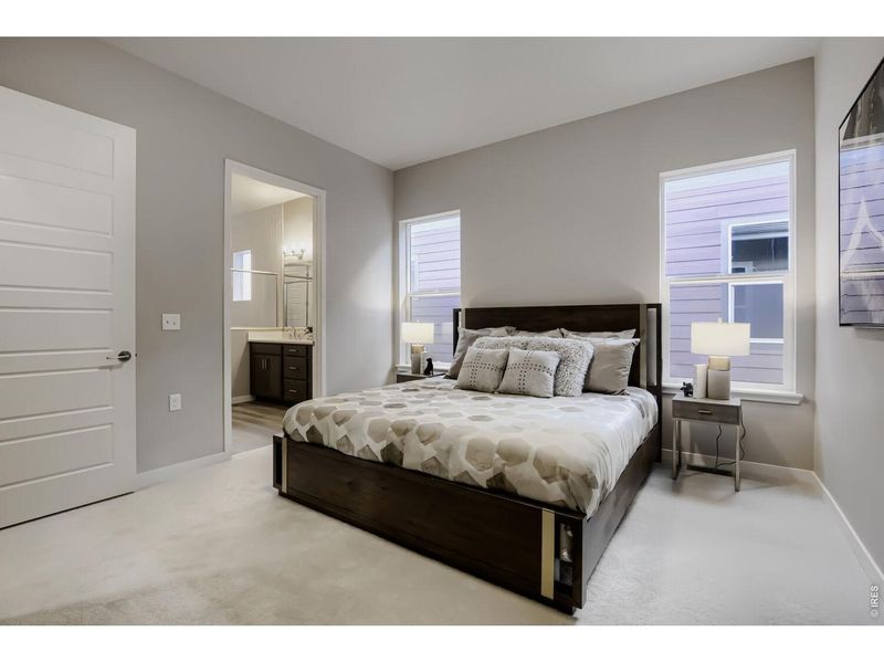 Furnished interior view inside a new home in , Fort Collins (Image 29).