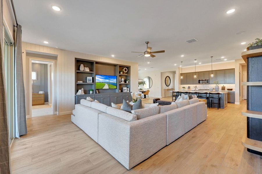 Representative furnished interior of a home built from the Violet by Mattamy Homes in White Tank Vistas, Waddell (Image 31).