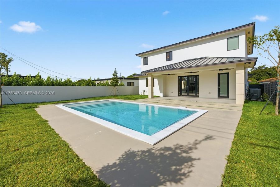 Exterior details and patio area of a home in , Miami (Image 4).