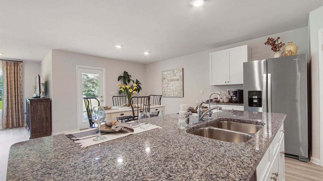 Representative furnished interior of a home built from the Cali by D.R. Horton in Ashton Park Phase III, Freeport (Image 9).